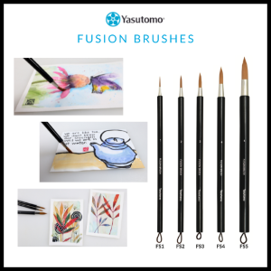 Magic Touches Paint Brush Set (9 Sizes), Finest Synthetic Nylon Flat Tip,  Best Absorption Durability for Acrylic Watercolor Oil Gouache, Painting Art